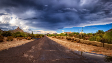 Картинка природа дороги дорога небо