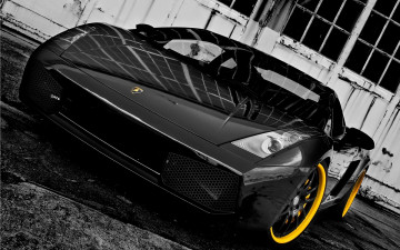 Картинка автомобили lamborghini gallardo 360 three sixty forged черный