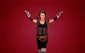 обоя обитель, зла, жизнь, после, смерти, кино, фильмы, resident, evil, afterlife, милла, йовович, красный