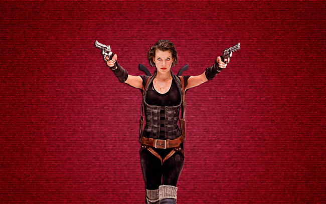 Обои картинки фото обитель, зла, жизнь, после, смерти, кино, фильмы, resident, evil, afterlife, милла, йовович, красный