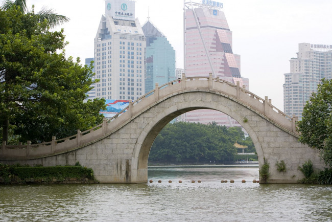 Обои картинки фото города, мосты, китай, гуандун, guangzhou, china
