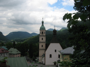 Картинка города католические соборы костелы аббатства костел альпы швейцария