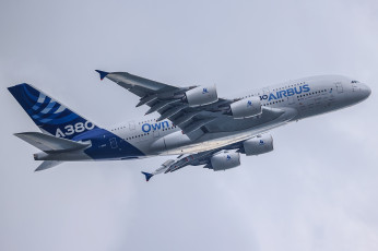 Картинка авиация пассажирские самолёты airbus a380