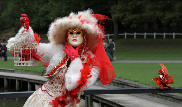 Картинка разное маски карнавальные костюмы карнавал венеция