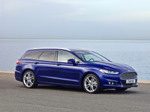 Картинка автомобили ford turnier 2014г синий mondeo
