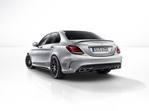 Картинка автомобили mercedes-benz edition 1 c 63 s amg mercedes светлый 2014г w205