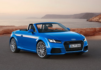 Картинка 2014+audi+tt+roadster автомобили audi кабриолет голубой