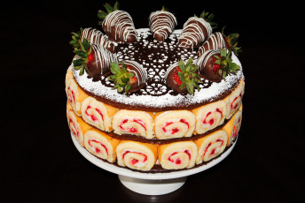 Картинка еда торты украшения торт клубника