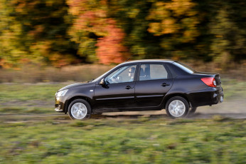 Картинка автомобили nissan datsun on-do темный 2014г