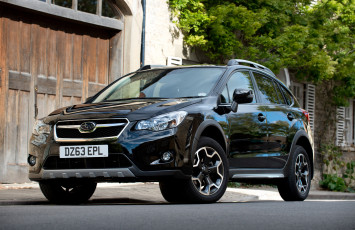 Картинка автомобили subaru xv black 2013г темный