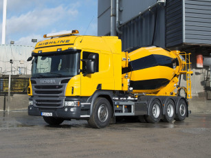 Картинка автомобили scania mixer highline p410