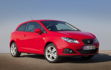 обоя автомобили, seat, красный, copa, sc, ibiza