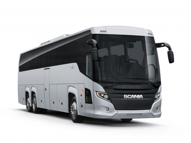 Обои картинки фото автомобили, автобусы, hd, touring, scania, higer
