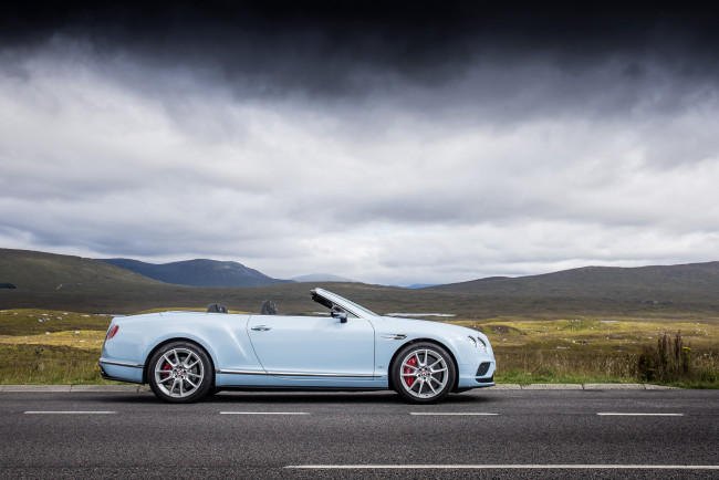 Обои картинки фото автомобили, bentley, l, gt, v8, continenta, 2015г, uk-spec, s, convertible