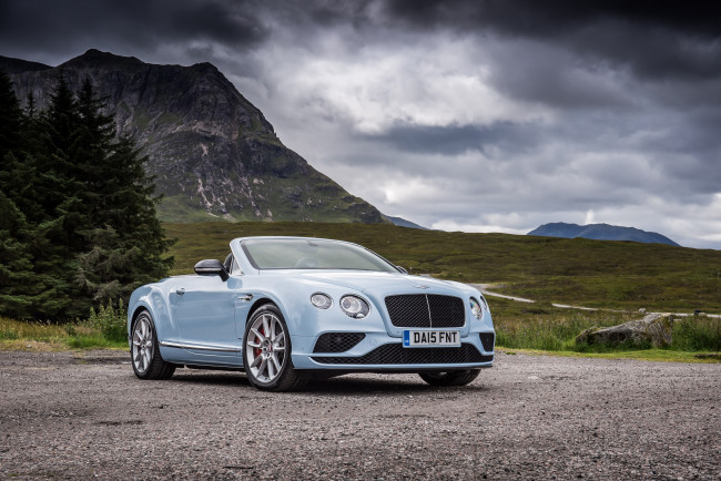 Обои картинки фото автомобили, bentley, l, gt, v8, s, convertible, continenta, 2015г, uk-spec