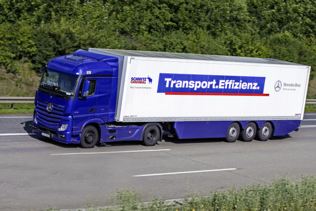 Обои картинки фото автомобили, mercedes trucks, mercedes-benz, mp4, 1845, ls, actros