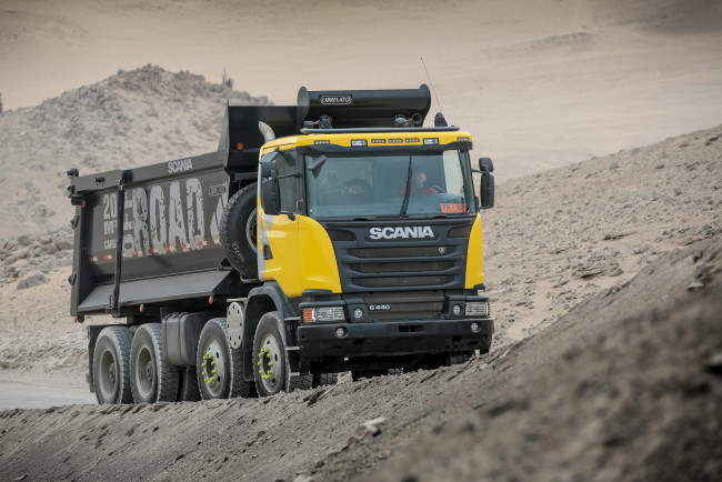 Обои картинки фото автомобили, scania, tipper, streamline, g440