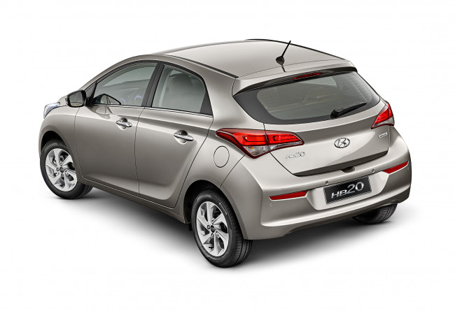 Обои картинки фото автомобили, hyundai, 2015г, hb20