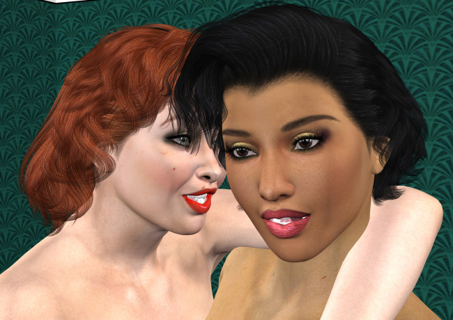 Обои картинки фото 3д графика, портрет , portraits, девушки, фон, взгляд