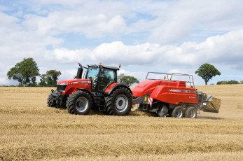 Картинка техника тракторы massey