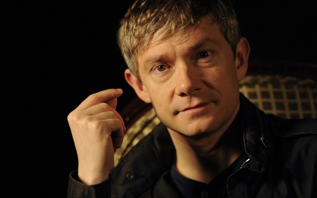 Обои картинки фото martin freeman, мужчины, жест