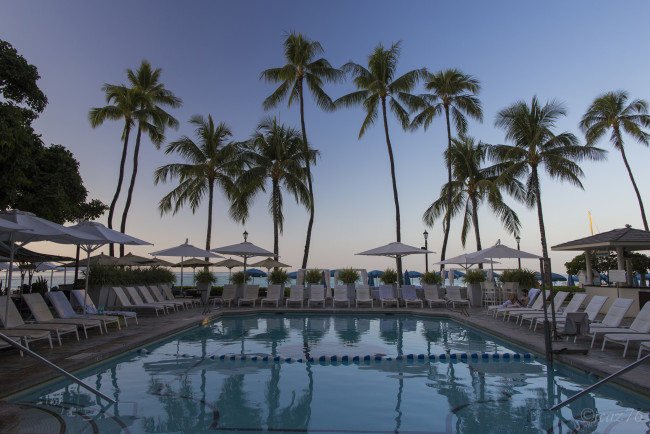 Обои картинки фото интерьер, бассейны,  открытые площадки, тропики