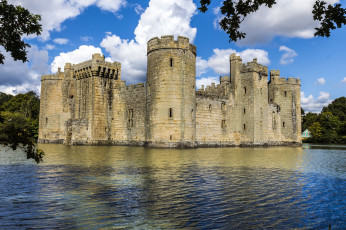 Картинка bodiam+castle города замки+англии замок