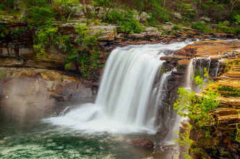 Картинка природа водопады простор