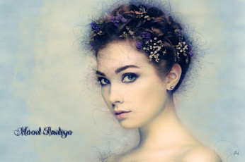 Картинка разное компьютерный+дизайн прическа лицо взгляд девушка