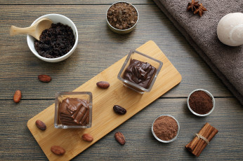 Картинка разное косметические+средства +духи полотенце шоколад соль косметика