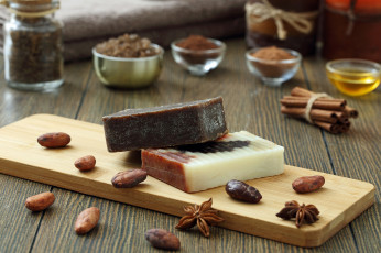 Картинка разное косметические+средства +духи шоколад соль мыло косметика