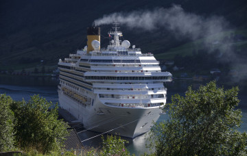 Картинка costa+fortuna корабли лайнеры круиз лайнер