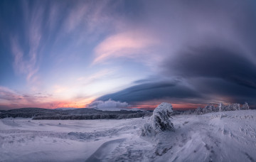 Картинка природа зима простор