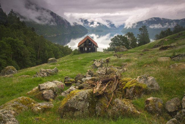 Обои картинки фото природа, горы, простор