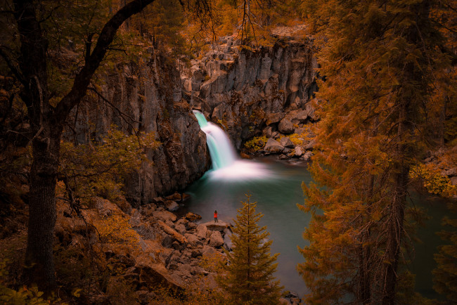 Обои картинки фото природа, водопады, простор