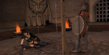 Картинка 3д+графика фантазия+ fantasy фон взгляд девушка