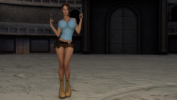 Картинка 3д+графика фантазия+ fantasy фон взгляд девушка