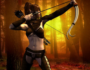 Картинка 3д+графика эльфы+ elves эльфийка взгляд фон