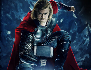 обоя кино фильмы, thor, молот, плащ, бог, тор