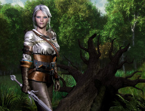 Картинка 3д+графика фантазия+ fantasy девушка взгляд фон