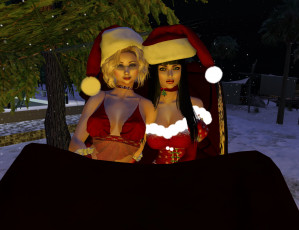 Картинка 3д+графика праздники+ holidays фон взгляд девушки