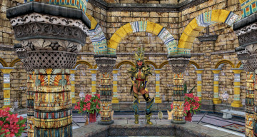 Картинка 3д+графика фантазия+ fantasy фон взгляд девушка