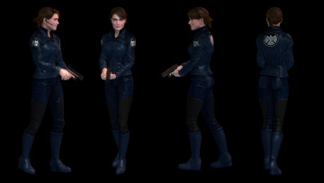 Картинка 3д+графика фантазия+ fantasy фон взгляд девушка