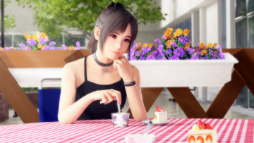 Картинка 3д+графика люди+ people фон взгляд девушка