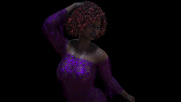 Картинка 3д+графика люди+ people фон взгляд девушка