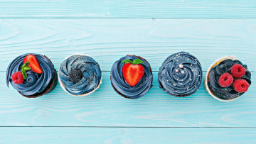 Картинка еда пирожные +кексы +печенье кексы капкейки