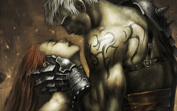 Картинка видео+игры a3 +age+of+sovereign+ project+a3 мужчина воин девушка