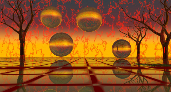 Обои картинки фото 3д графика, шары , balls, фон, шары