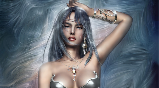 Обои картинки фото видео игры, a3,  age of sovereign , project a3, украшения, девушка