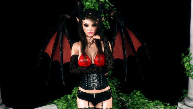 Обои картинки фото 3д графика, эльфы , elves, фон, взгляд, эльфийка